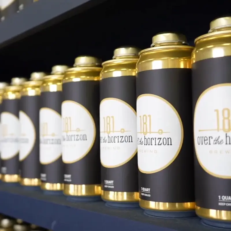 Growlers on the shelf
